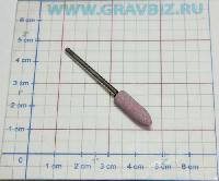 754-016-P01 Шлифовальная насадка для бормашин розовая цилиндр конус 6х18мм